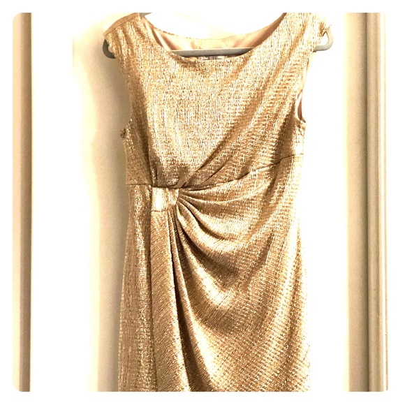dressbarn Dresses & Skirts - Gold party dress🥂